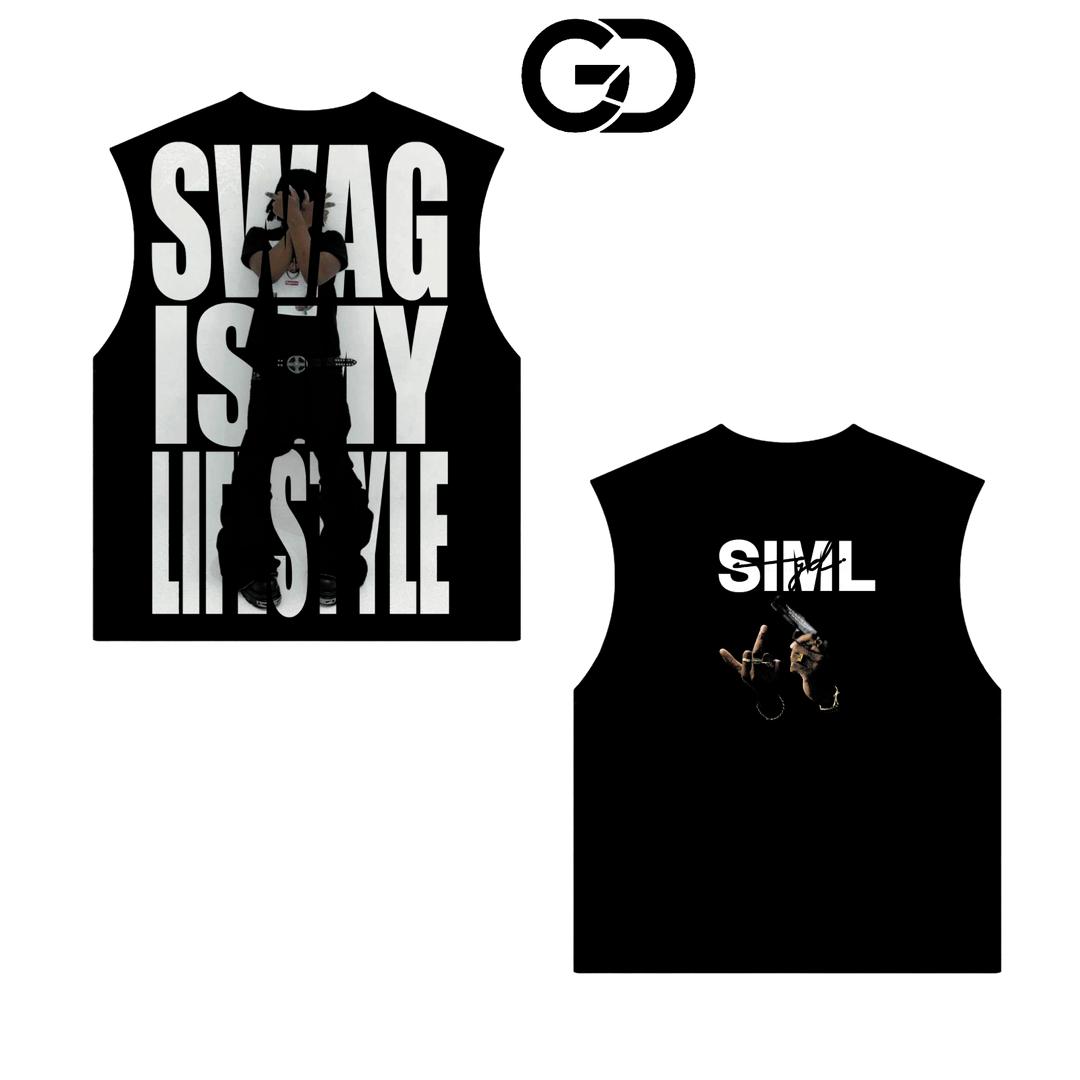 Distressed Splatter Tee